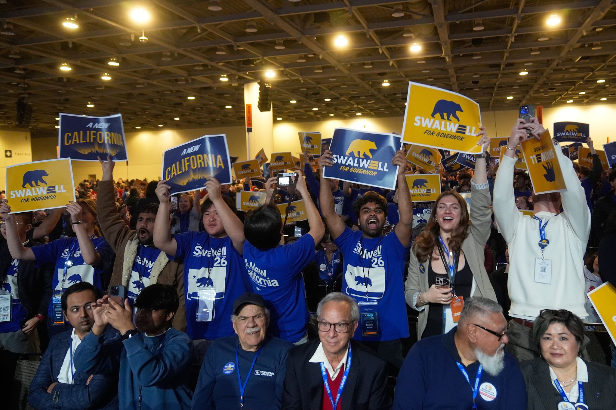 Who will Eric Swalwell's supporters back for California governor now?