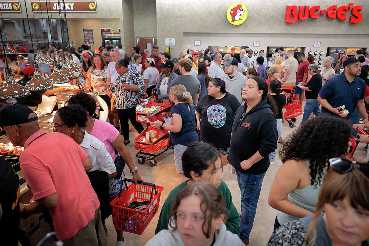 The scene at a recent opening in Virginia, so Ohio is not alone in their enthusiasm (Photo by Chip Somodevilla/Getty Images)