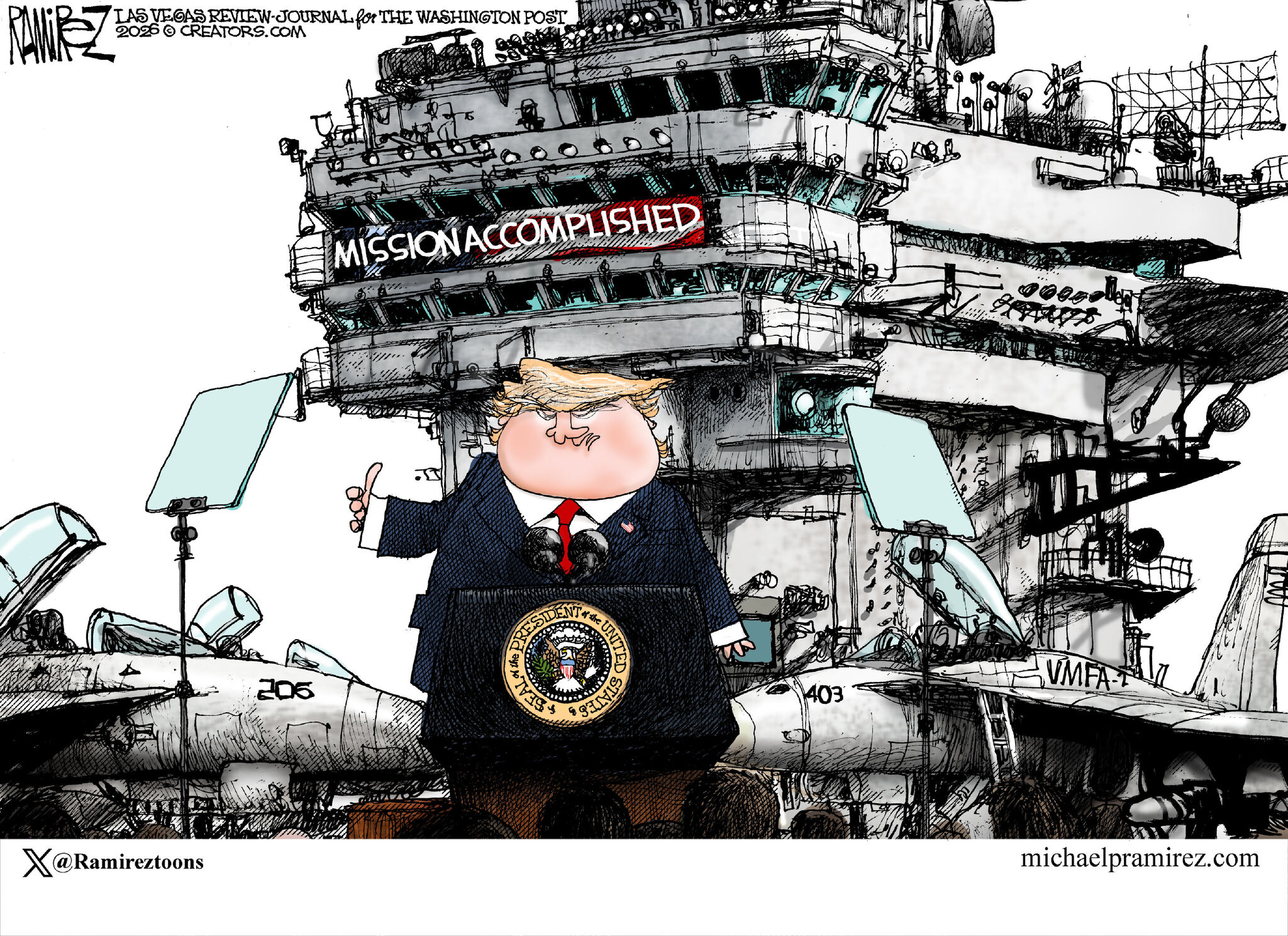 San Antonio Express-New Editorial Cartoons
