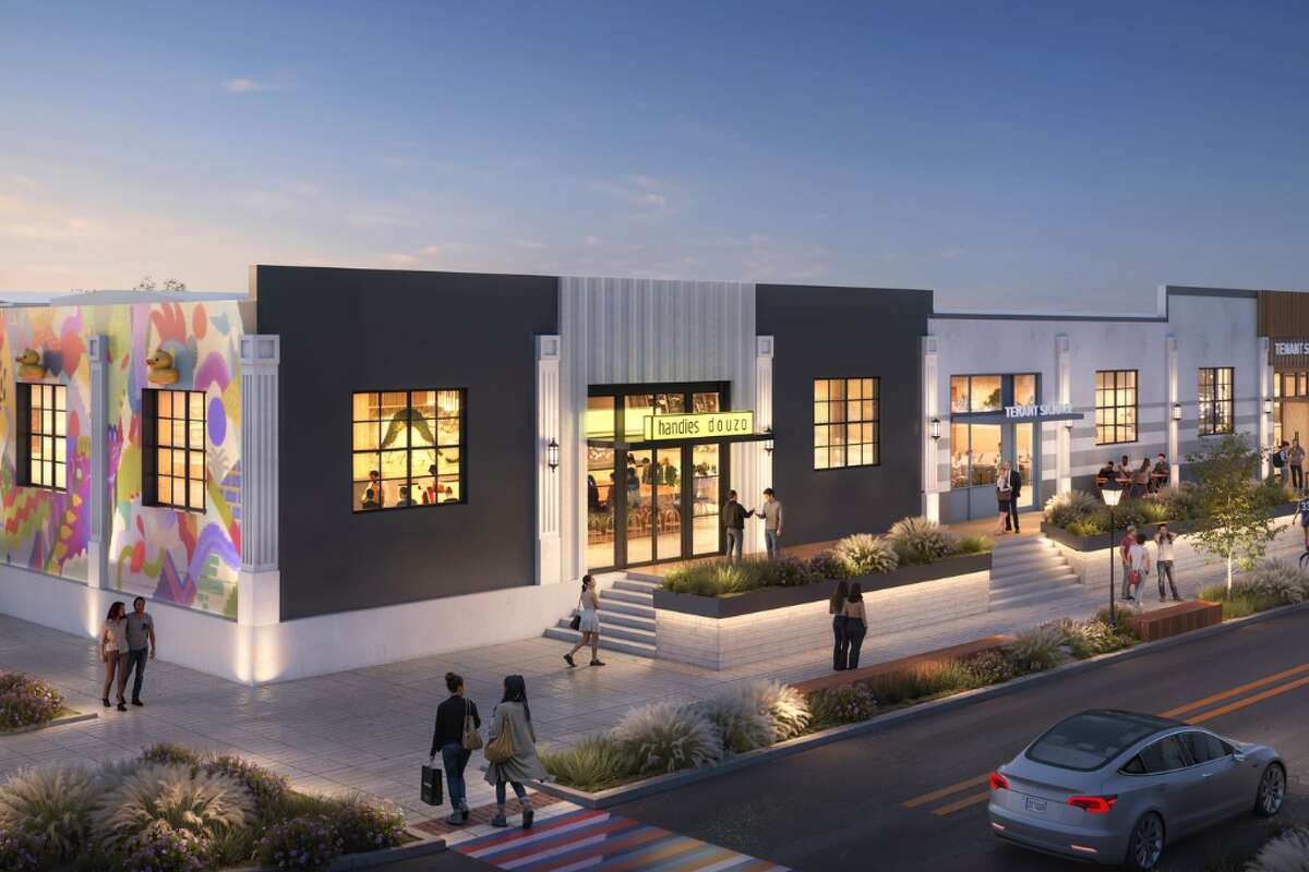 A rendering of the development planned at 1107 Hutchins Street, Houston. PAGEWOOD broke ground on East Blocks Tuesday, with plans to create a walkable mixed-use hub in Houston's EaDo neighborhood.