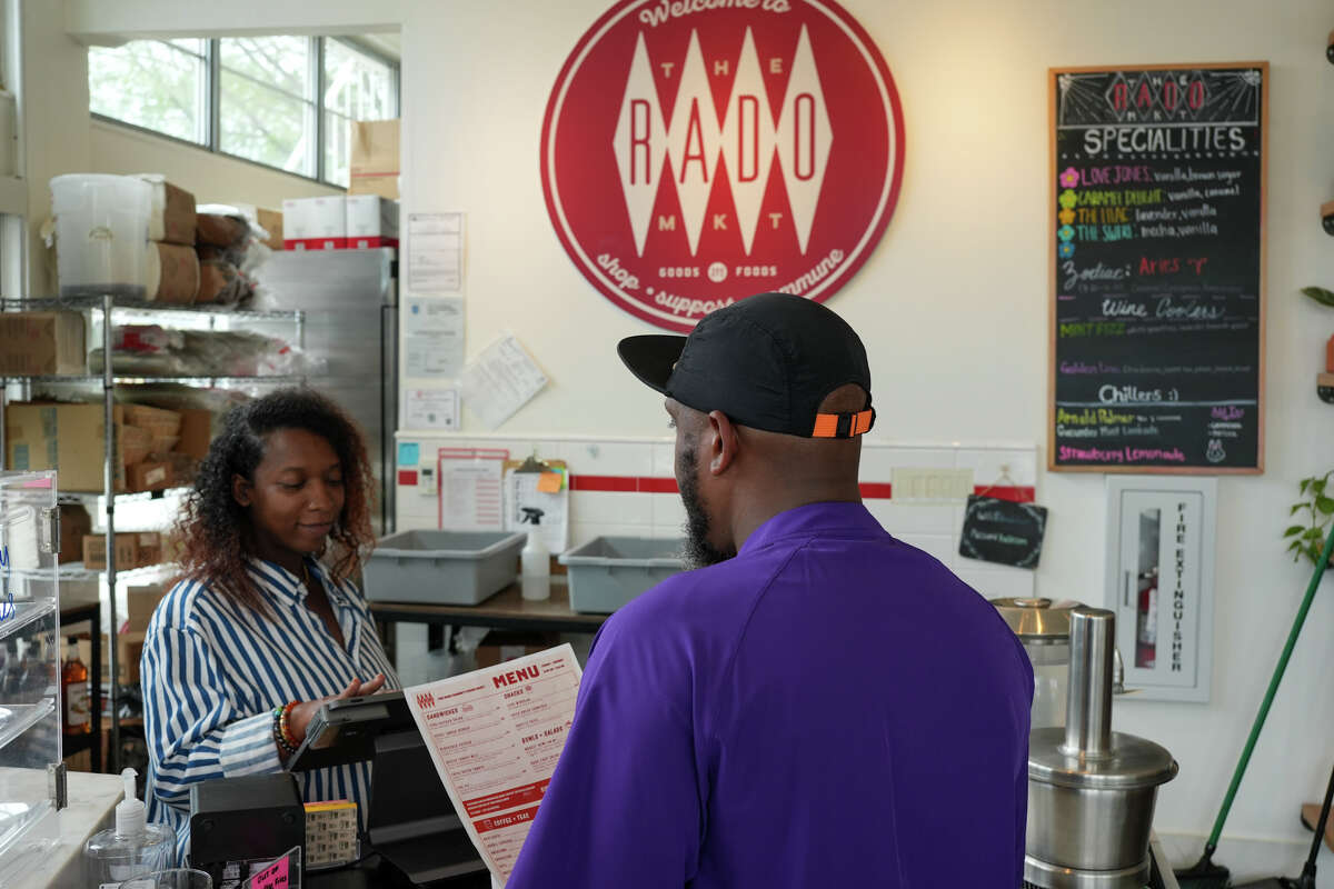 Ali Siddiq and Chef Jaden Gaines (photo by Jordan Smith)