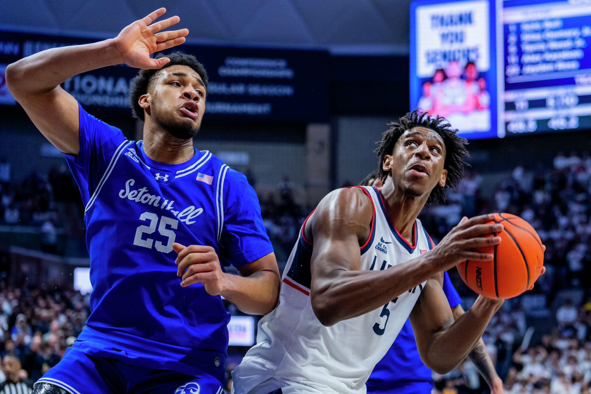 Seton Hall center Najai Hines commits to UConn in transfer portal