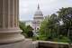 Vista del domo del Capitolio en Capitol Hill, Washington, el lunes 13 de abril de 2026. (AP Foto/J. Scott Applewhite)
