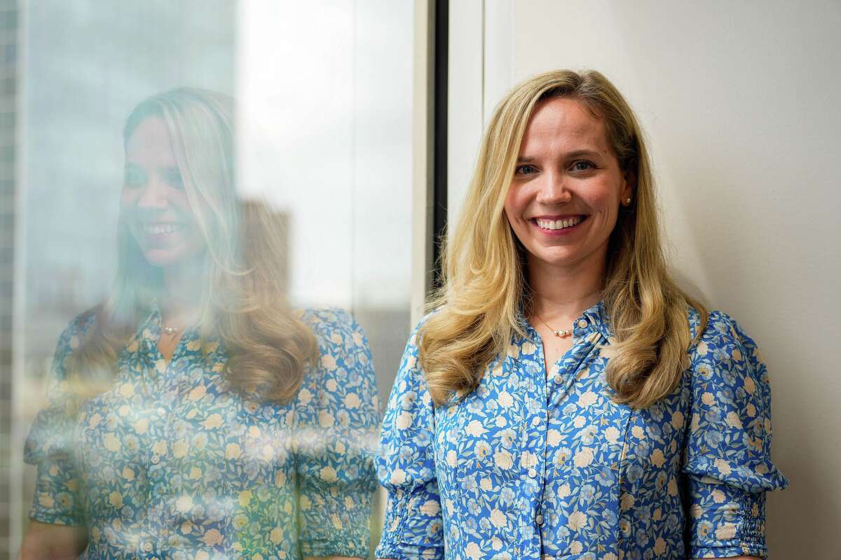 CEO of Good Reason Houston, Courtney Isaak Pichon, is photographed in Houston, Wednesday, April 15, 2026.