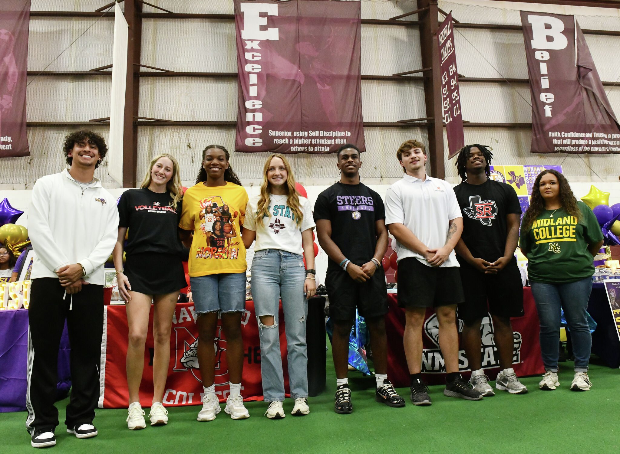 Midland Legacy athletics recognizes 8 students on signing day
