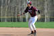 Hopkins first baseman Zion Robinson is photographed in a baseball game against Hamden Hall in New Haven on April 15, 2026.