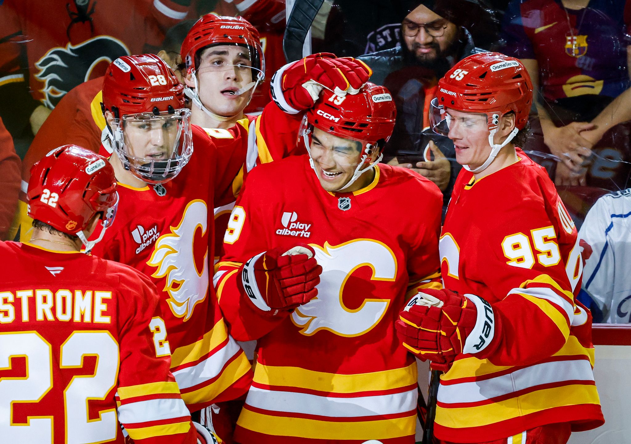 Flames Win Flames beat the playoff-bound Kings 3-1 to end the season