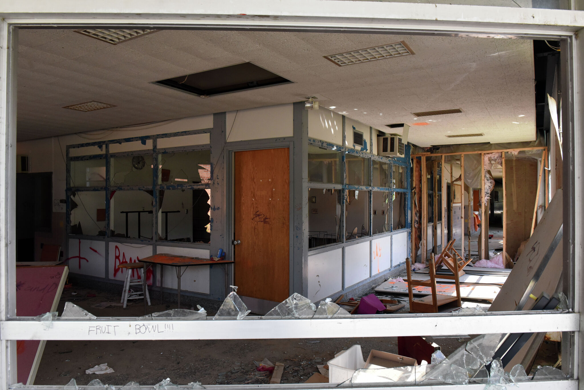 After years of decay, the former Glenhaven Elementary School is being demolished to make way for new housing.