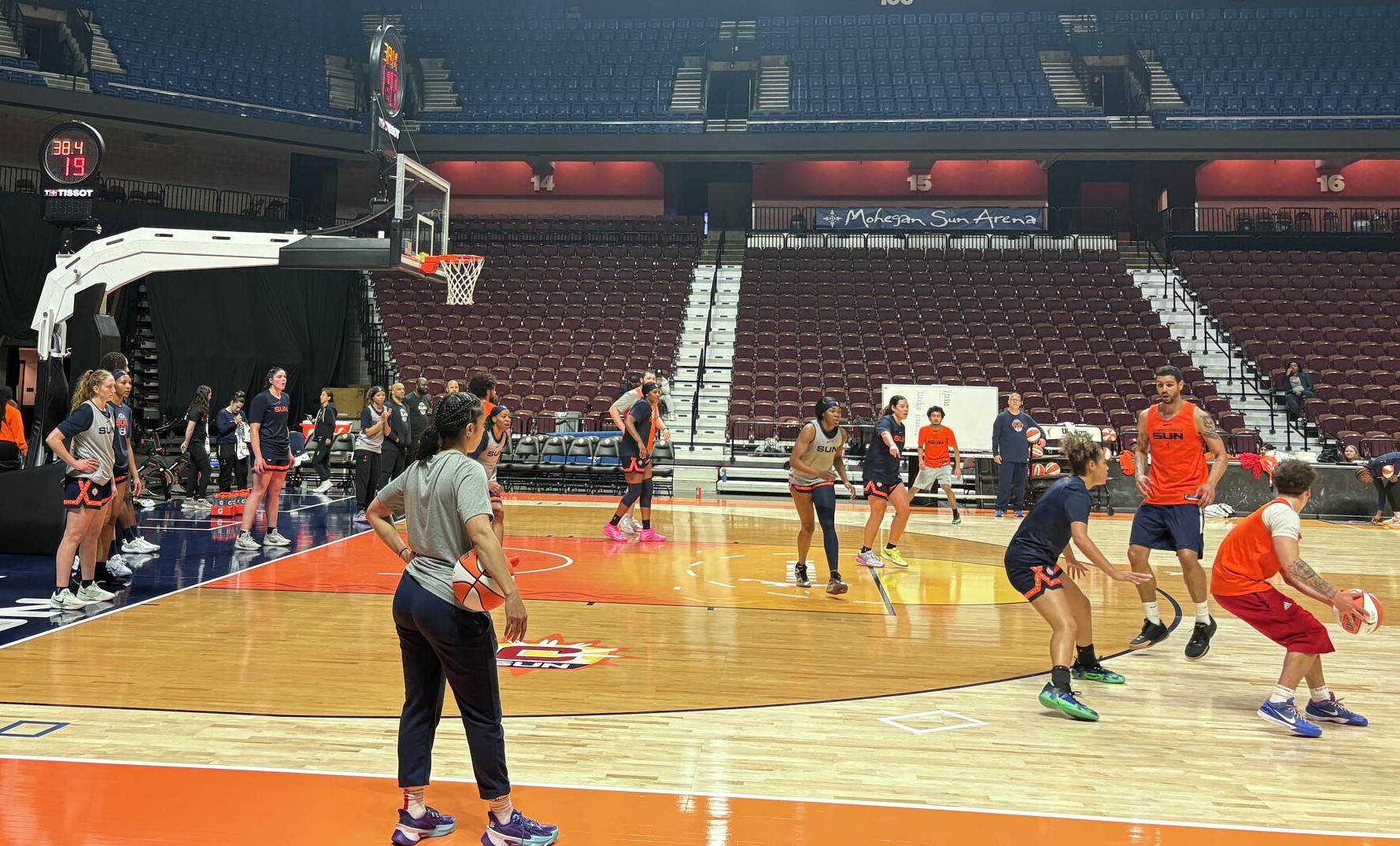 CT Sun open final training camp in Connecticut with energy, optimism, and some new faces