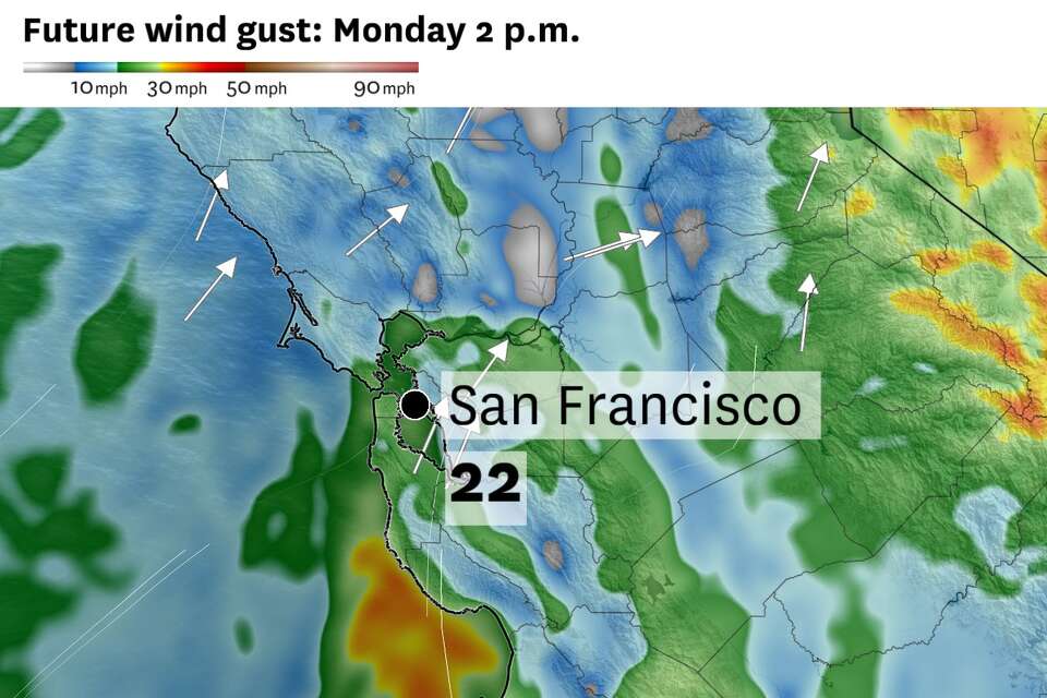 Bay Area rain Monday: Timing, totals and wind forecast