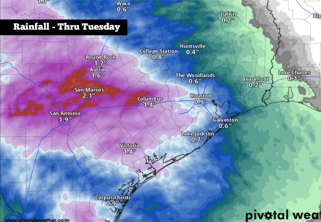 Storm chances rising in South Texas Monday, flooding is possible