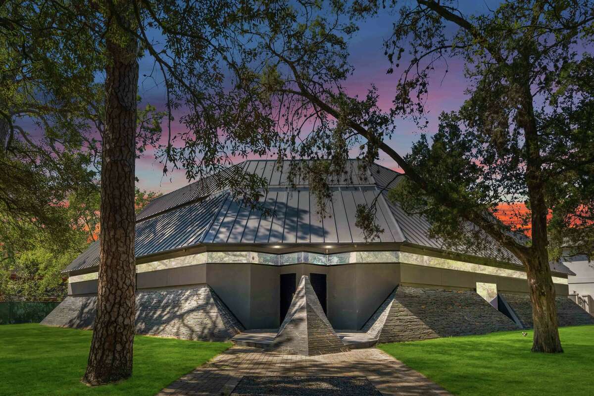The 'Darth Vader House' at 3201 University in West University Place. The Houston-area home is regarded as a modernist masterpiece and was designed by transgender architect Lynn Swisher Spears.
