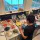 Rebecca Kaplan, a primary care provider with Hartford HealthCare, tries to model behavior by involving her children in meal preparation.