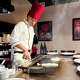 A chef prepares a Power Lunch at Benihana on April 16, 2026, in San Francisco.
