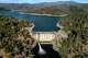 Scott Dam in Lake County and Cape Horn Dam in Mendocino County, shown here in 2025, are owned by PG&E and are scheduled to fail. But the Trump administration is trying to block that, saying the Riverside County Water District could buy them.