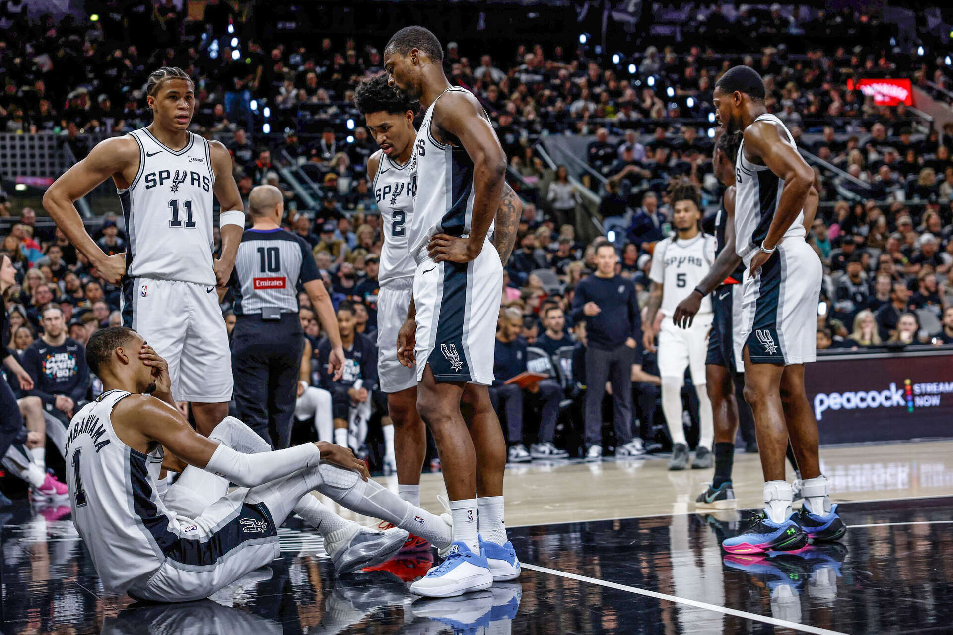 Spurs star Victor Wembanyama out after entering NBA's concussion proto