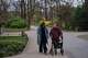 Project coordinator Christine Gruschka, left, talks to Monika Jansen, 85, during a guided tour for people with dementia organized by Malteser Deutschland, part of the international Catholic aid organization Malteser Order of Malta, at the Zoo in Berlin, Germany, Thursday, March 26, 2026.