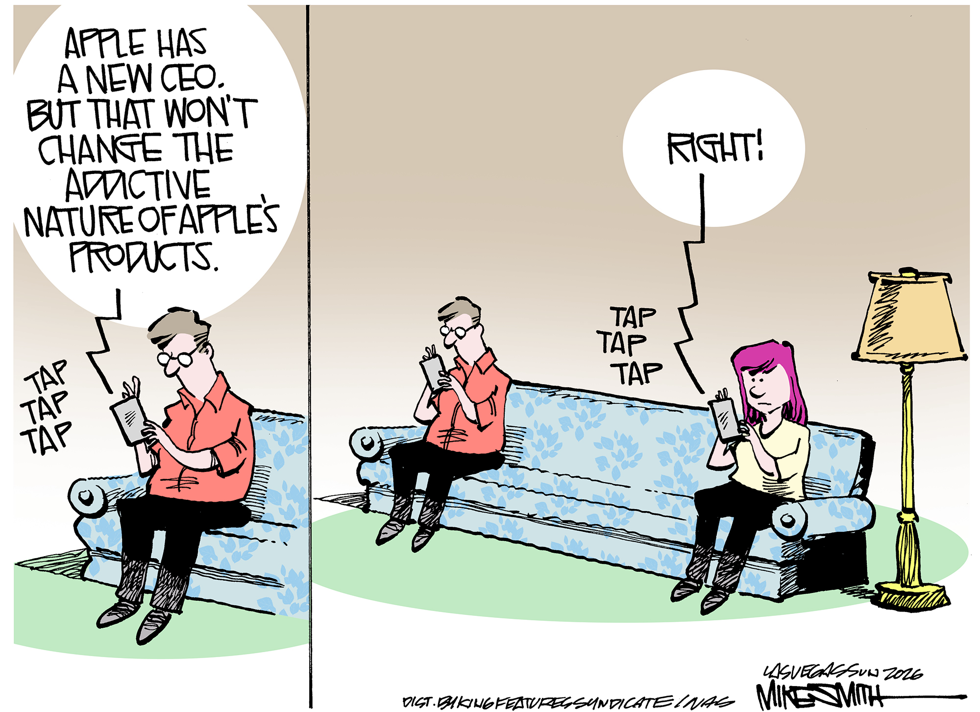 Opinion cartoon: New addiction