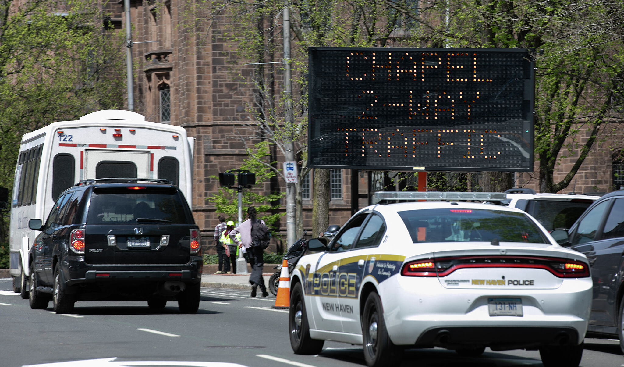 New Haven made part of Chapel Street two-way. Crashes have dropped sharply since