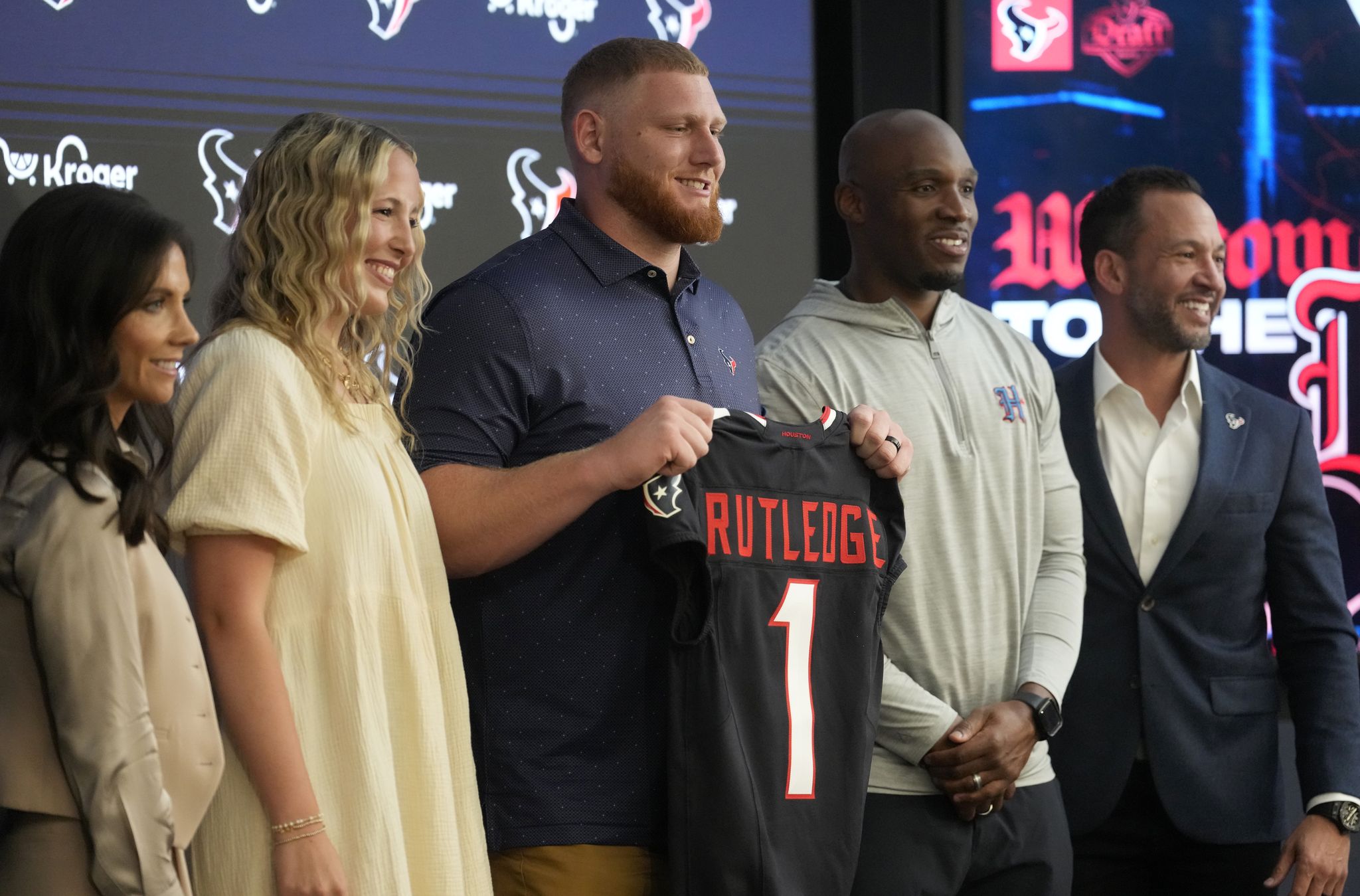 Keylan Rutledge nearly lost his foot 2 years ago. Now he protects C.J. Stroud.