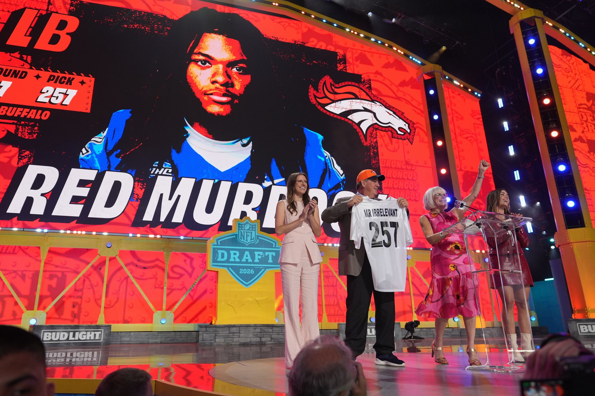 Genie Murdock Red Bluff A 'hot pick' at No. 257: How the Broncos made Red Murdock this year's ...
