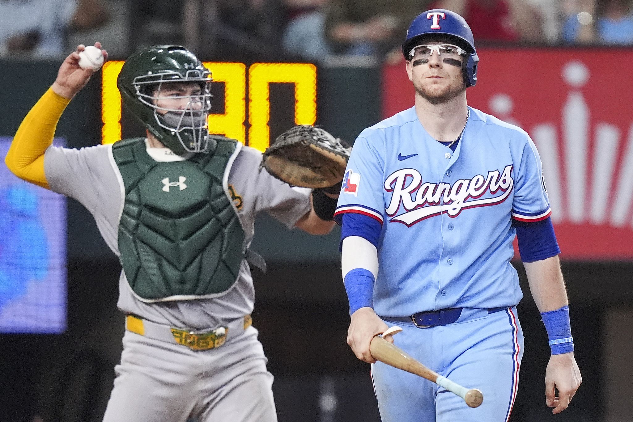Rangers squander opportunity after opportunity, drop frustrating rubber match to Athletics