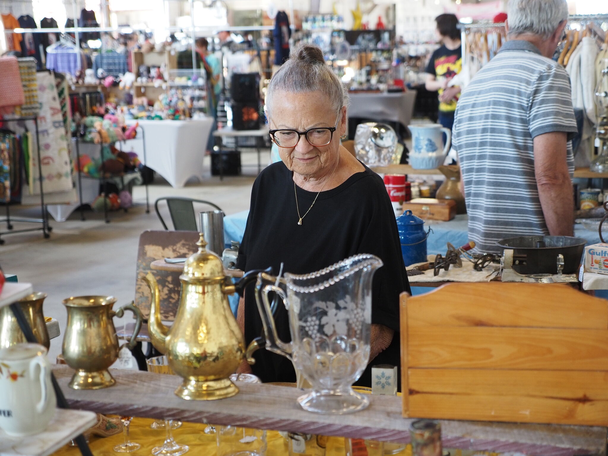 Bustling flea market offers unexpected treasures that keep shoppers coming