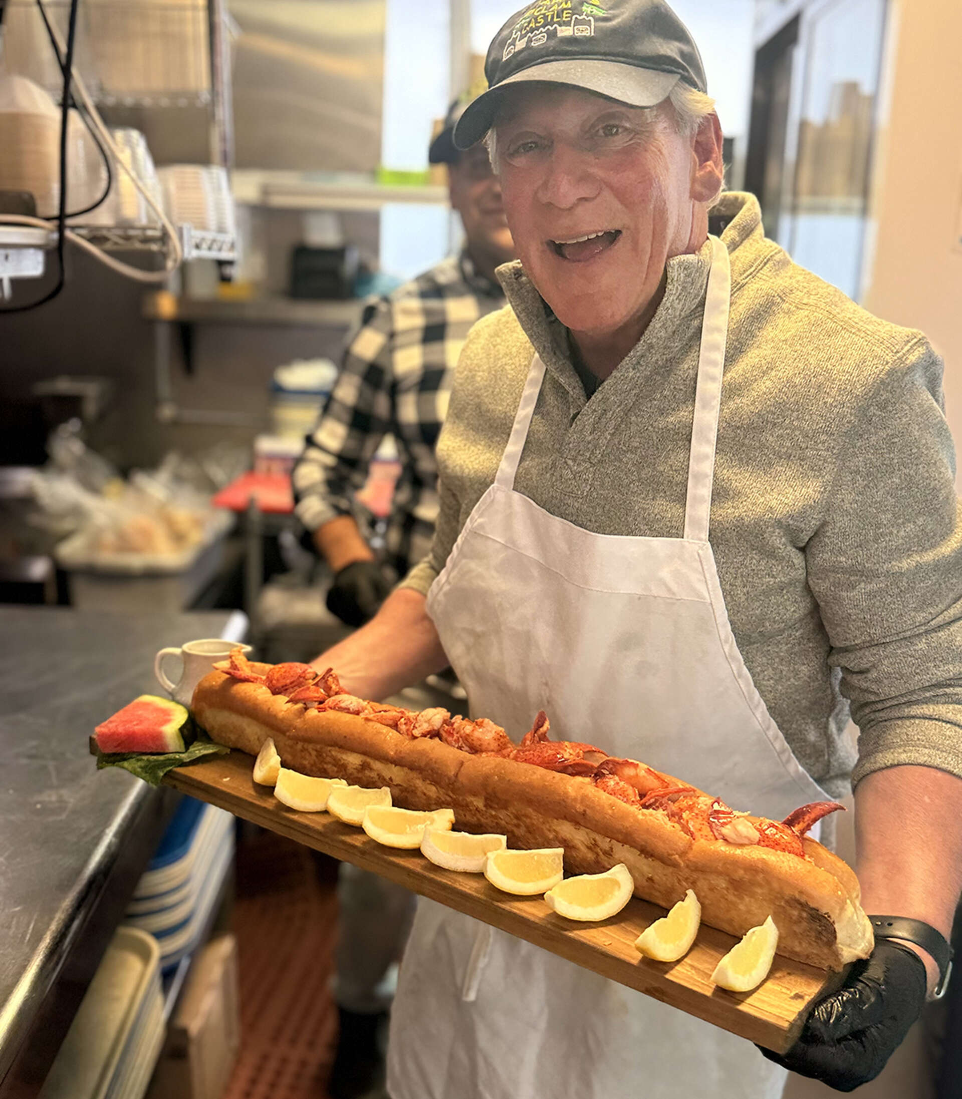 Lobzilla Madison’s Clam Castle debuts 2-foot ‘Lobzilla’ lobster roll