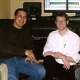 Matthew Butler, right, and Stephen Swan, left, pictured in Zion Gate Records after it opened in 2007.