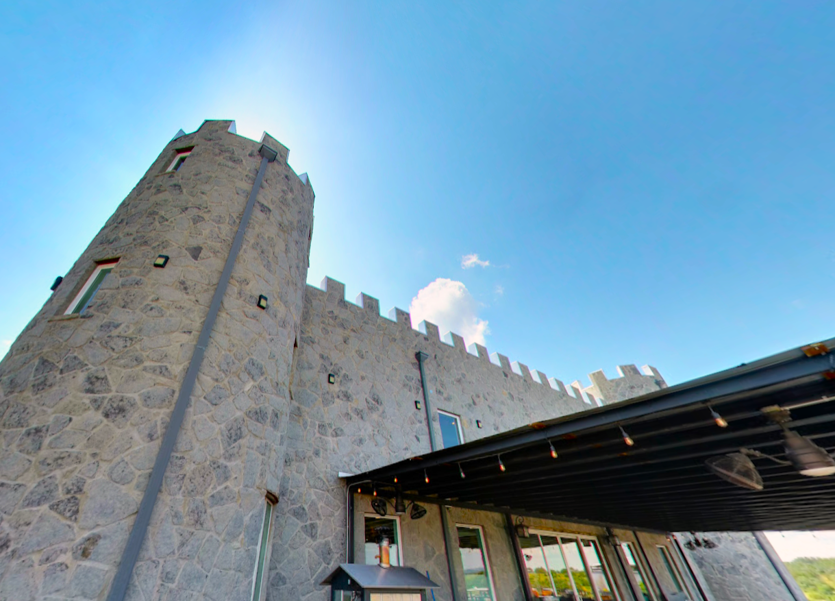 Texas Hill Country wine retreat in medieval-inspired castle