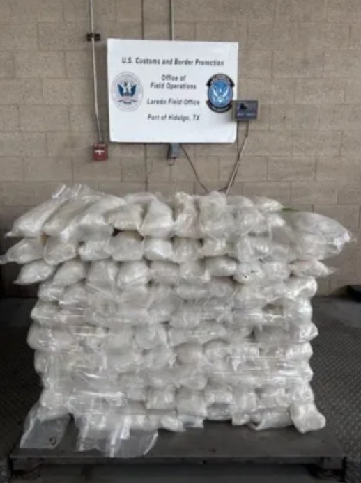 Feds: 900 pounds of meth seized at Texas-Mexico border