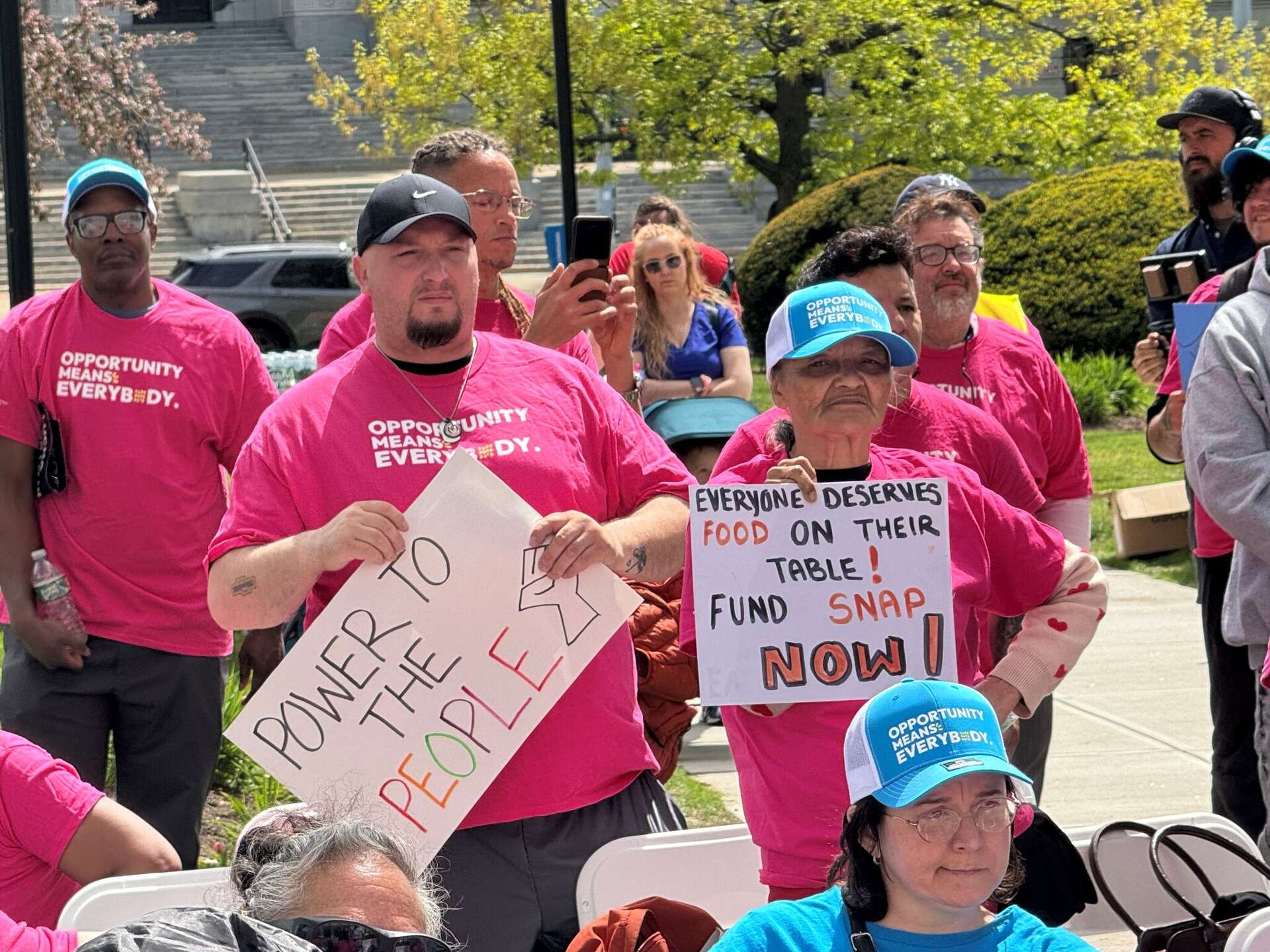 CT residents rally over SNAP cuts, push Lamont to tap $300M fund
