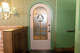 The entrance to the bathroom at JouJou in San Francisco on April 14, 2026.
