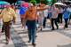 FILE - Sinaloa state Gov. Ruben Rocha waves as he takes part in an annual earthquake drill in Culiacan, Mexico, Sept. 19, 2024.