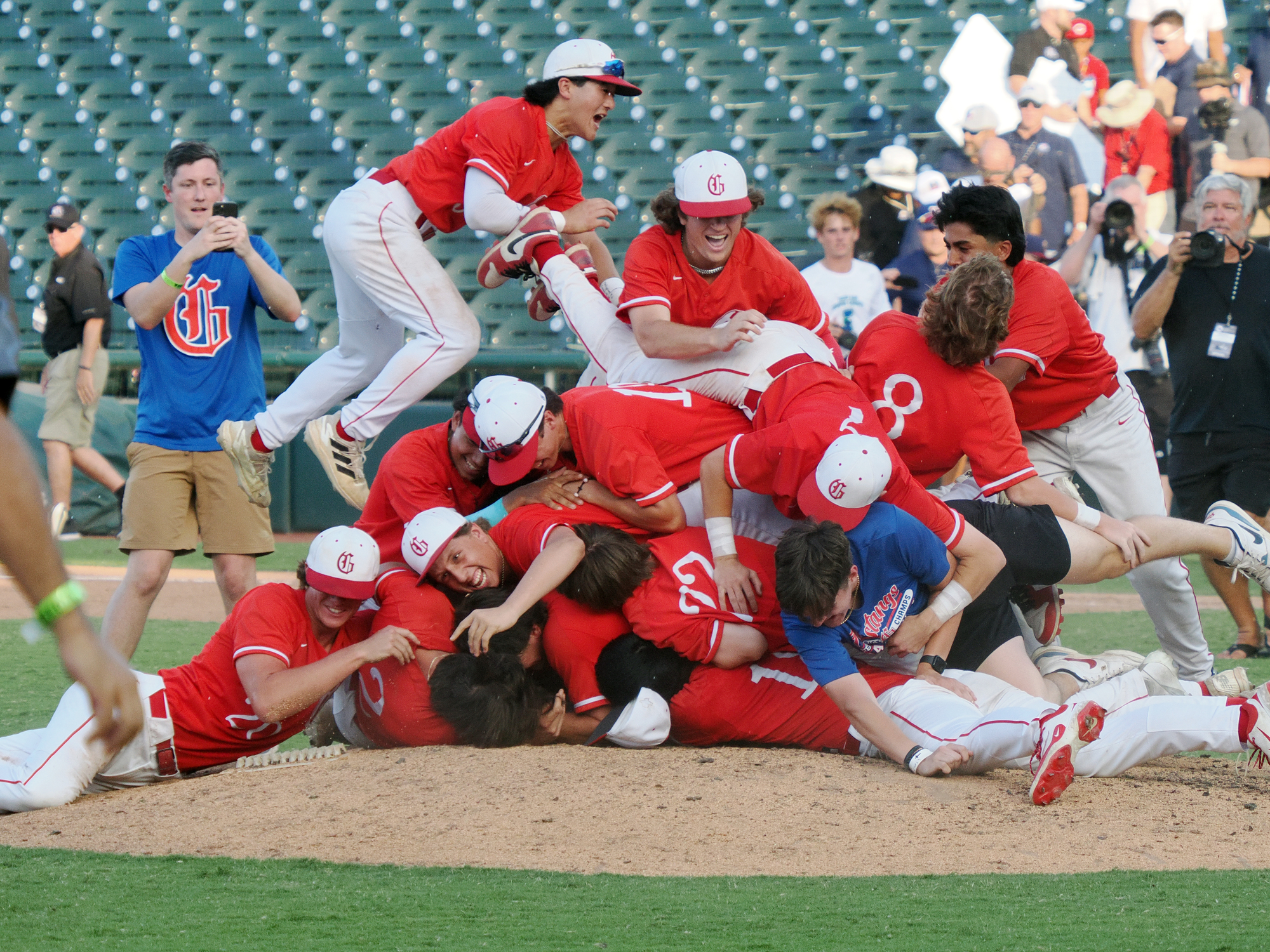 Texas high school baseball state champion eliminated from playoffs
