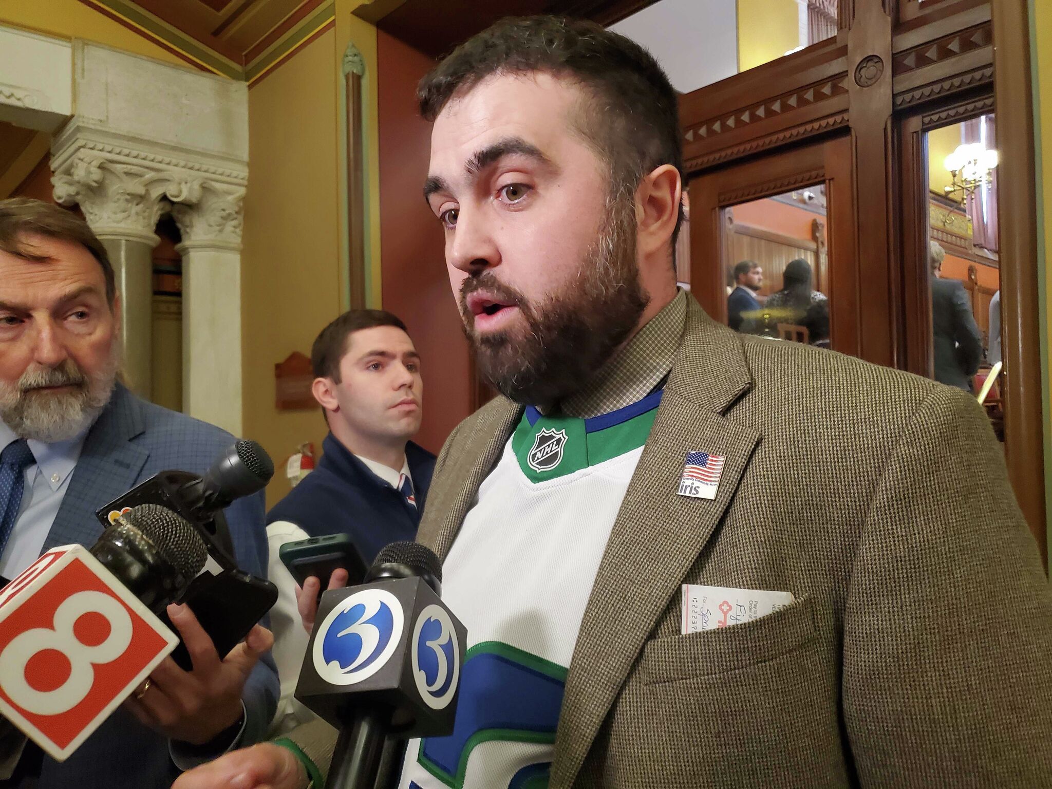 HARTFORD — Tensions in the House of Representatives ran high on dress-down day Friday after a House Democrat posted a TikTok video late Thursday night accusing a Republican colleague of police...