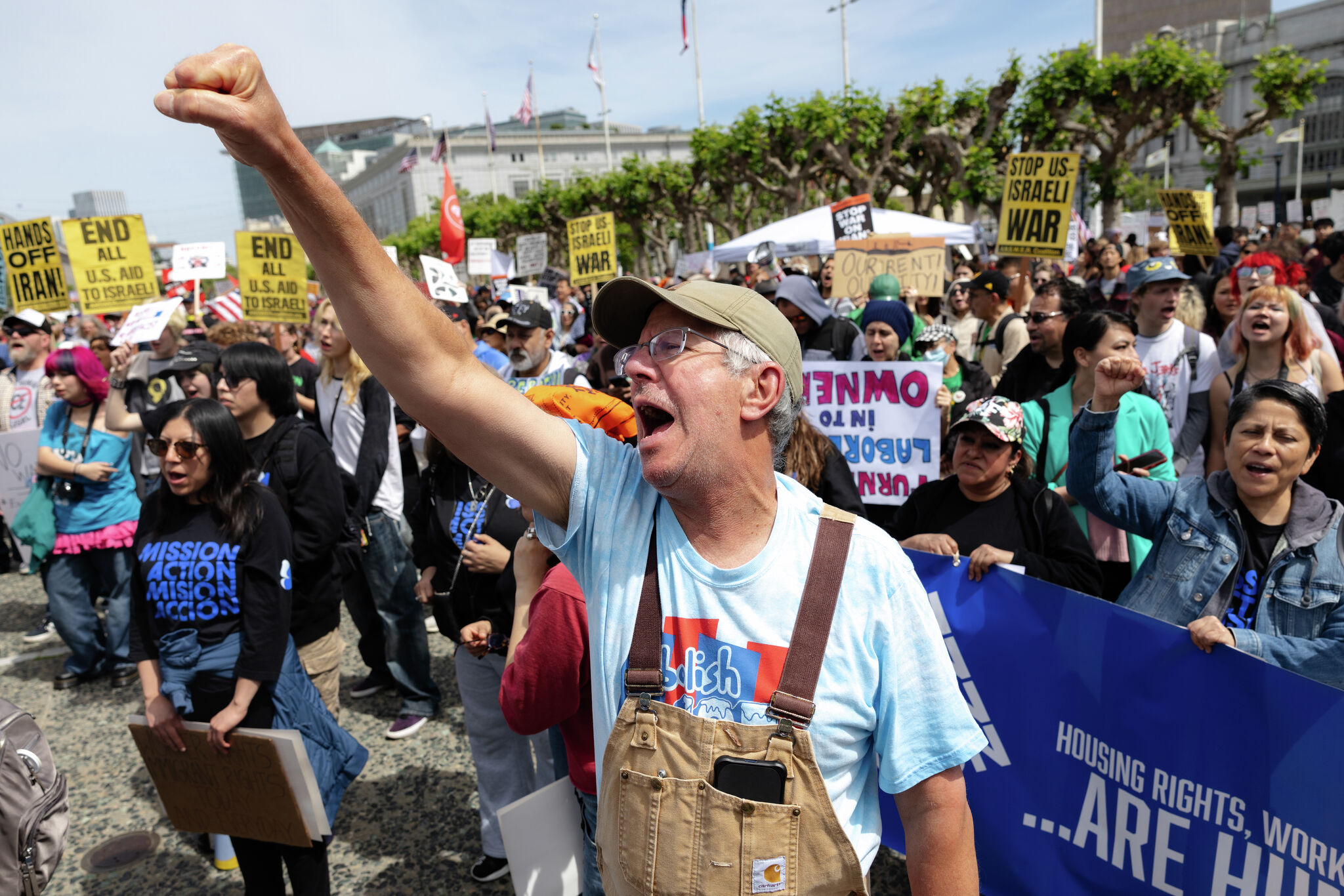 S.F. supervisors, state senator arrested as May Day protest closes SFO roadway - San Francisco Chronicle