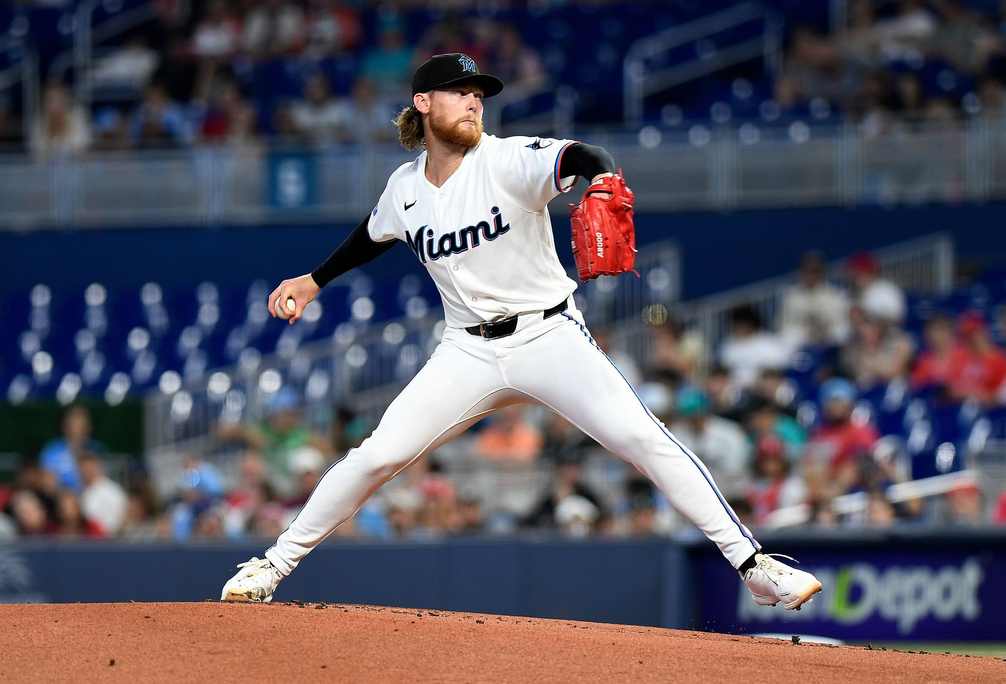 Meyer and 2 relievers combine on 1-hitter in Marlins' 4-0 victory over Phillies