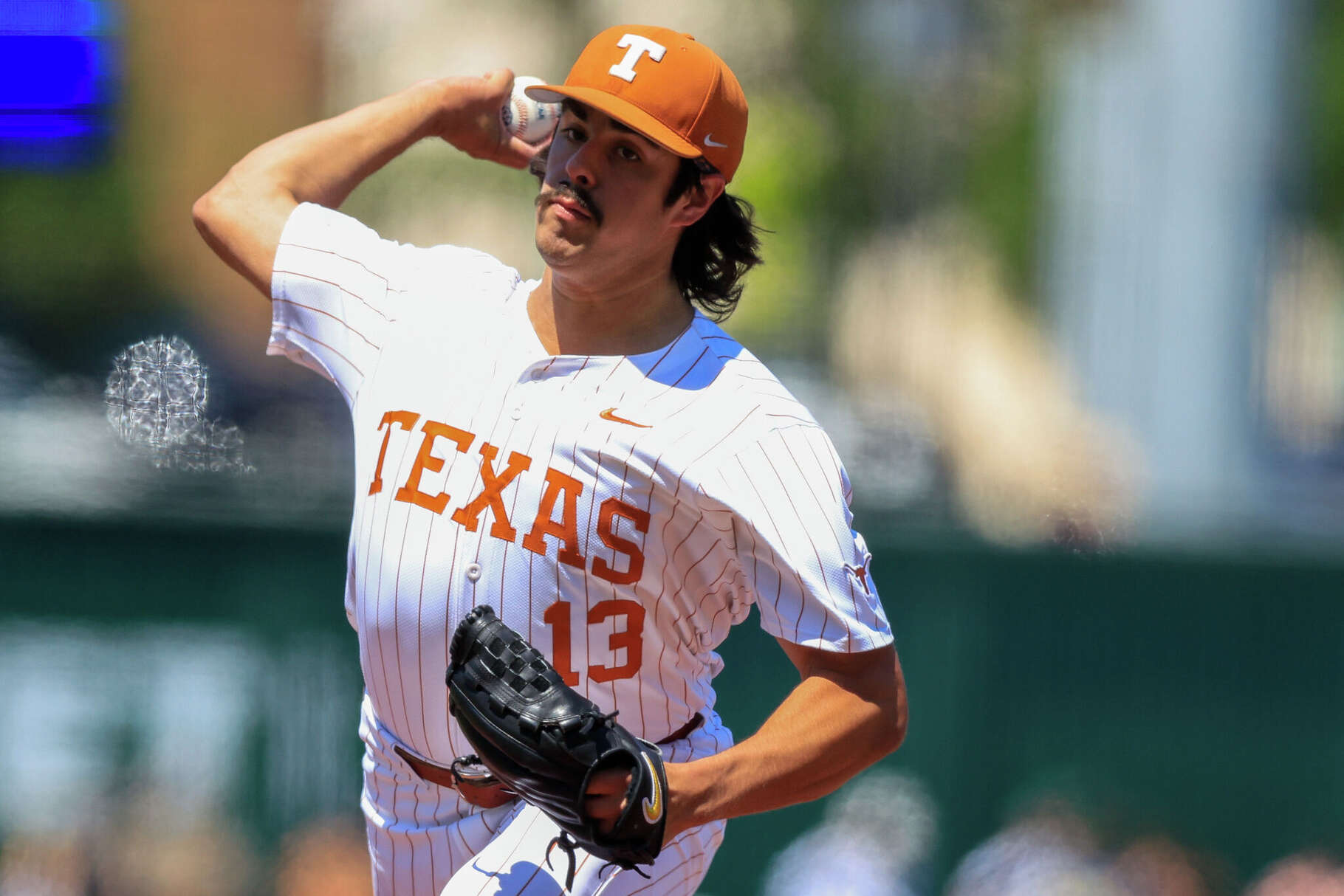 Texas starter Ruger Riojas allowed one run in his start against Mississippi State.