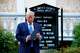 FILE - President Donald Trump holds a Bible as he stands outside St. John's Church, across Lafayette Park from the White House, on June 1, 2020, in Washington.