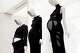 Designs in the "Pregnant Body" section are displayed at the Metropolitan Museum of Art's Costume Institute exhibition, "Costume Art," on Saturday, May 2, 2026, in New York. (Photo by Charles Sykes/Invision/AP)