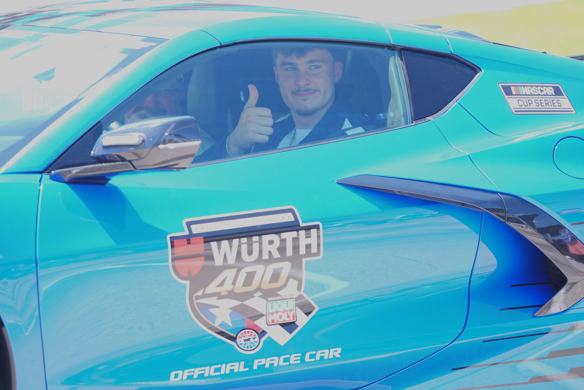 NBA top rookie Cooper Flagg gets a ride from NASCAR rookie Connor Zilisch