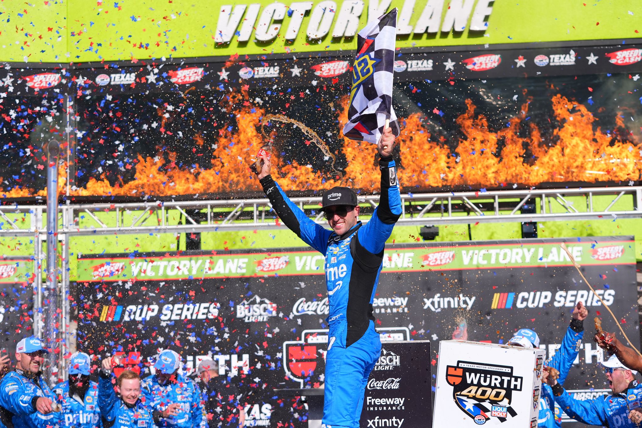 Chase Elliott wins at Texas to join Tyler Reddick as multiple Cup Series winners this season
