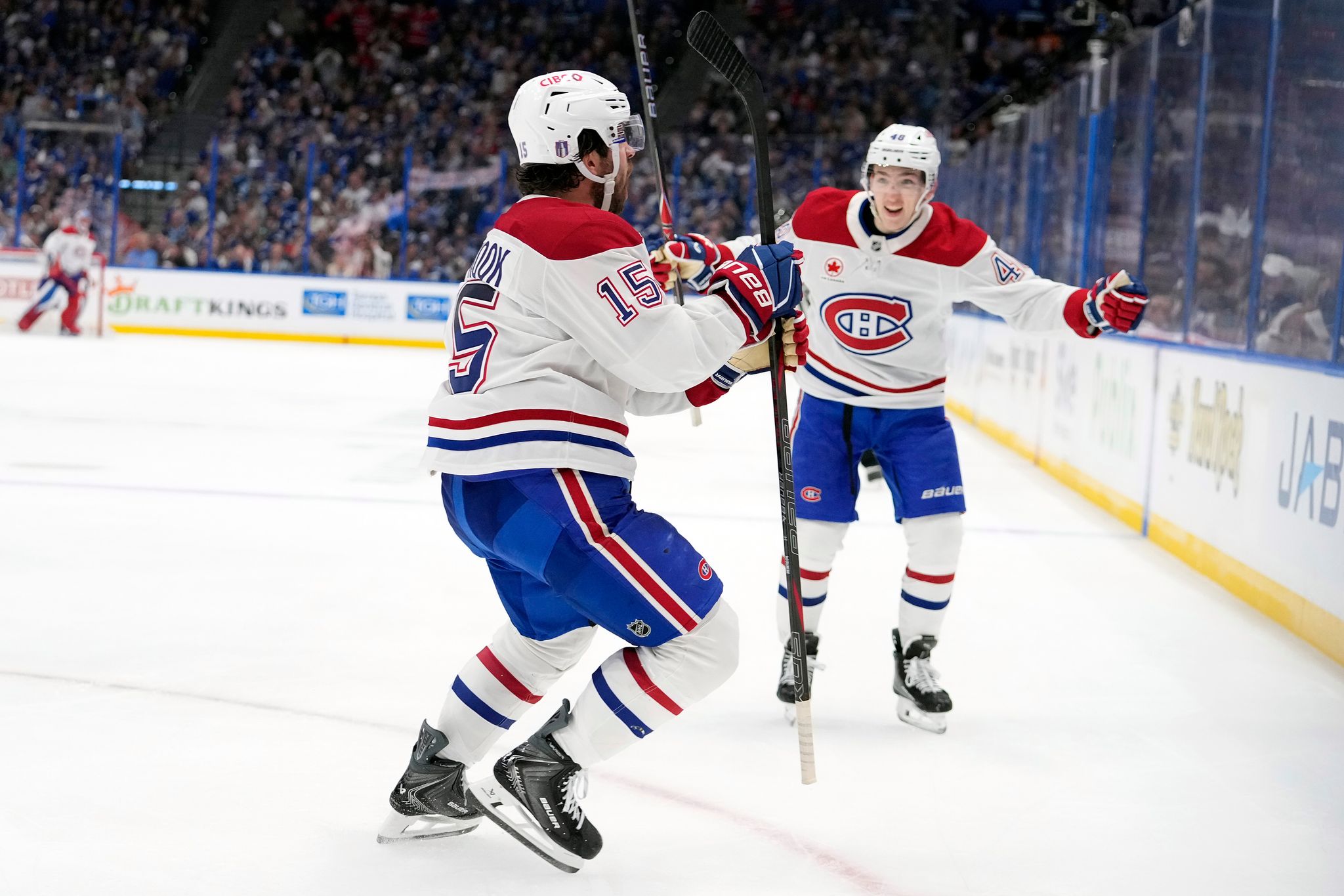 Newhook scores late as Canadiens eliminate Lightning in Game 7