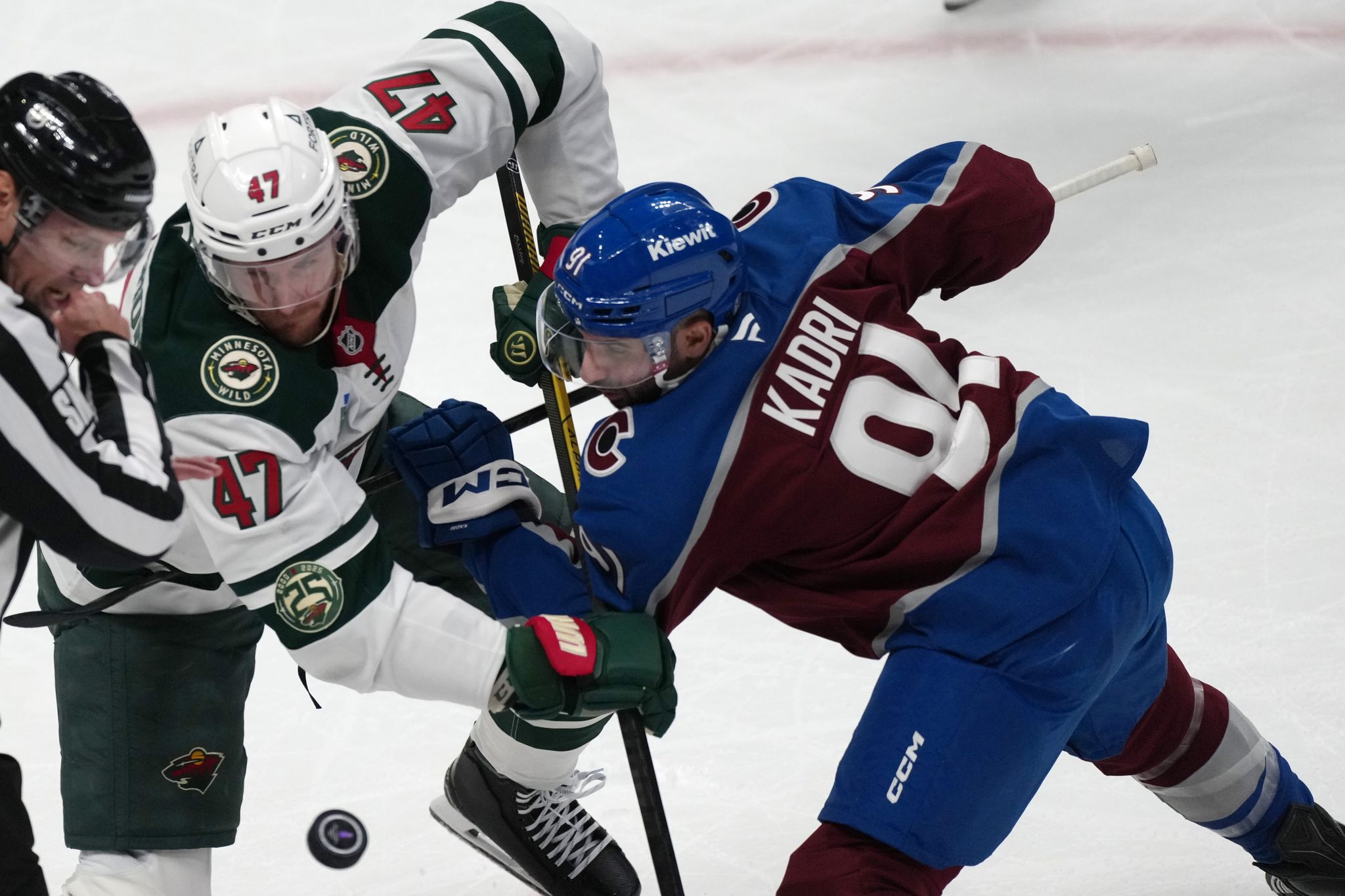 Cale Makar returns from injury, scores twice as Avalanche outlast Wild 9-6 in wacky Game 1