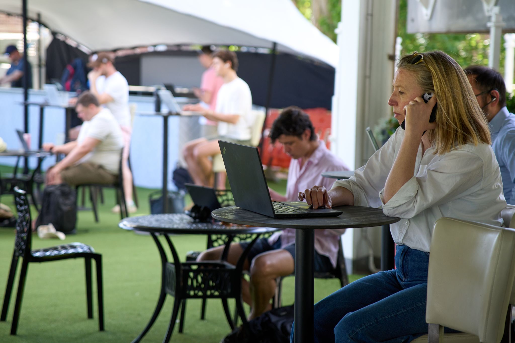A UK cricket club welcomes remote workers to do their jobs and watch the match too