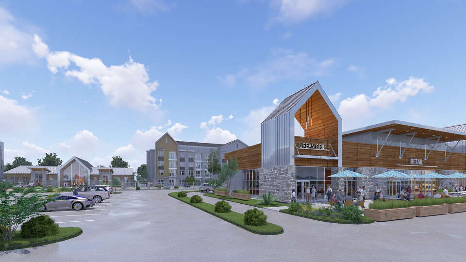 An artist's rendering shows the plans for a new 18-acre development coming to north Katy.