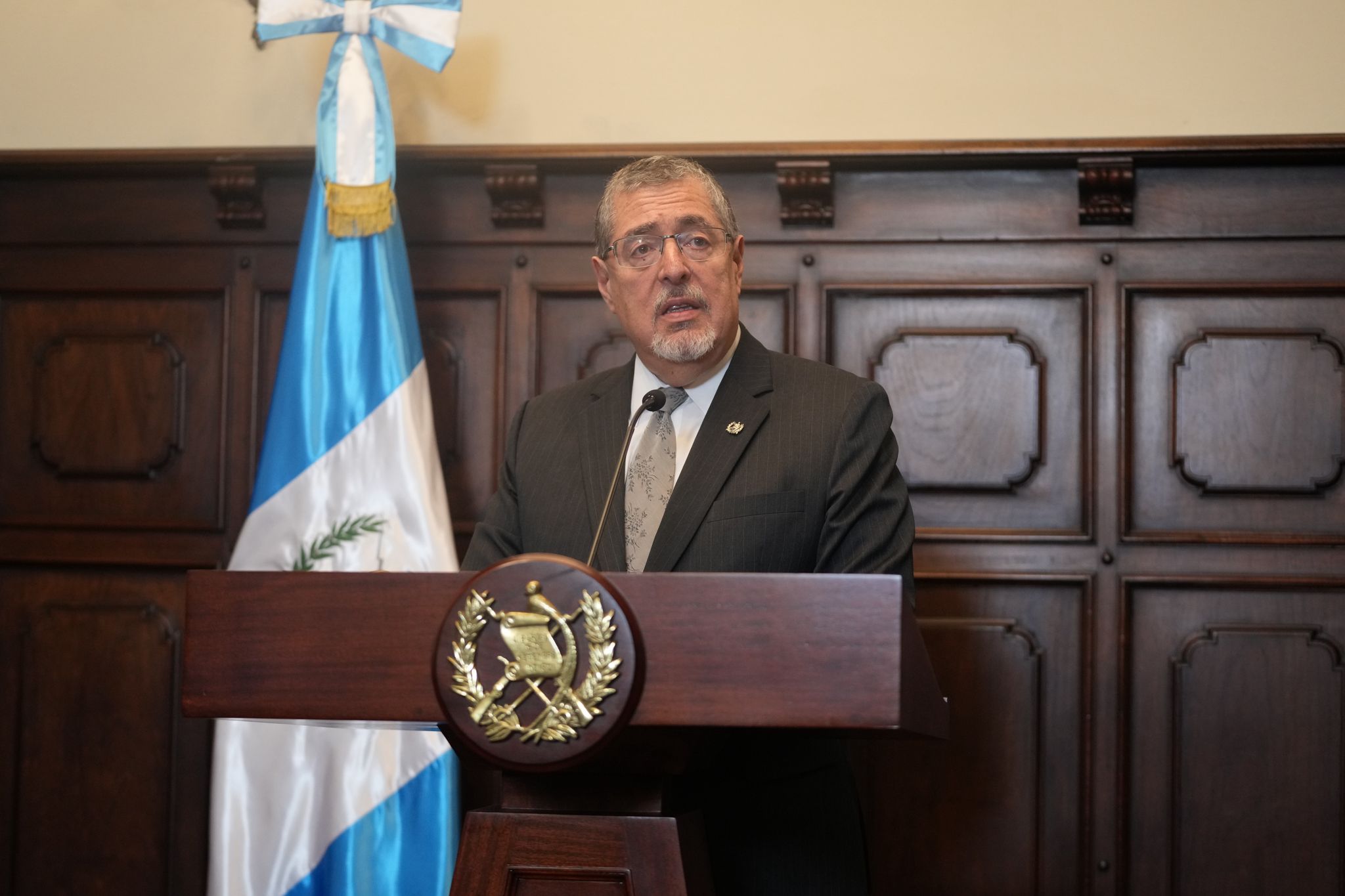 Guatemala’s president rejects claims of a US agreement regarding anti-drug trafficking operations.