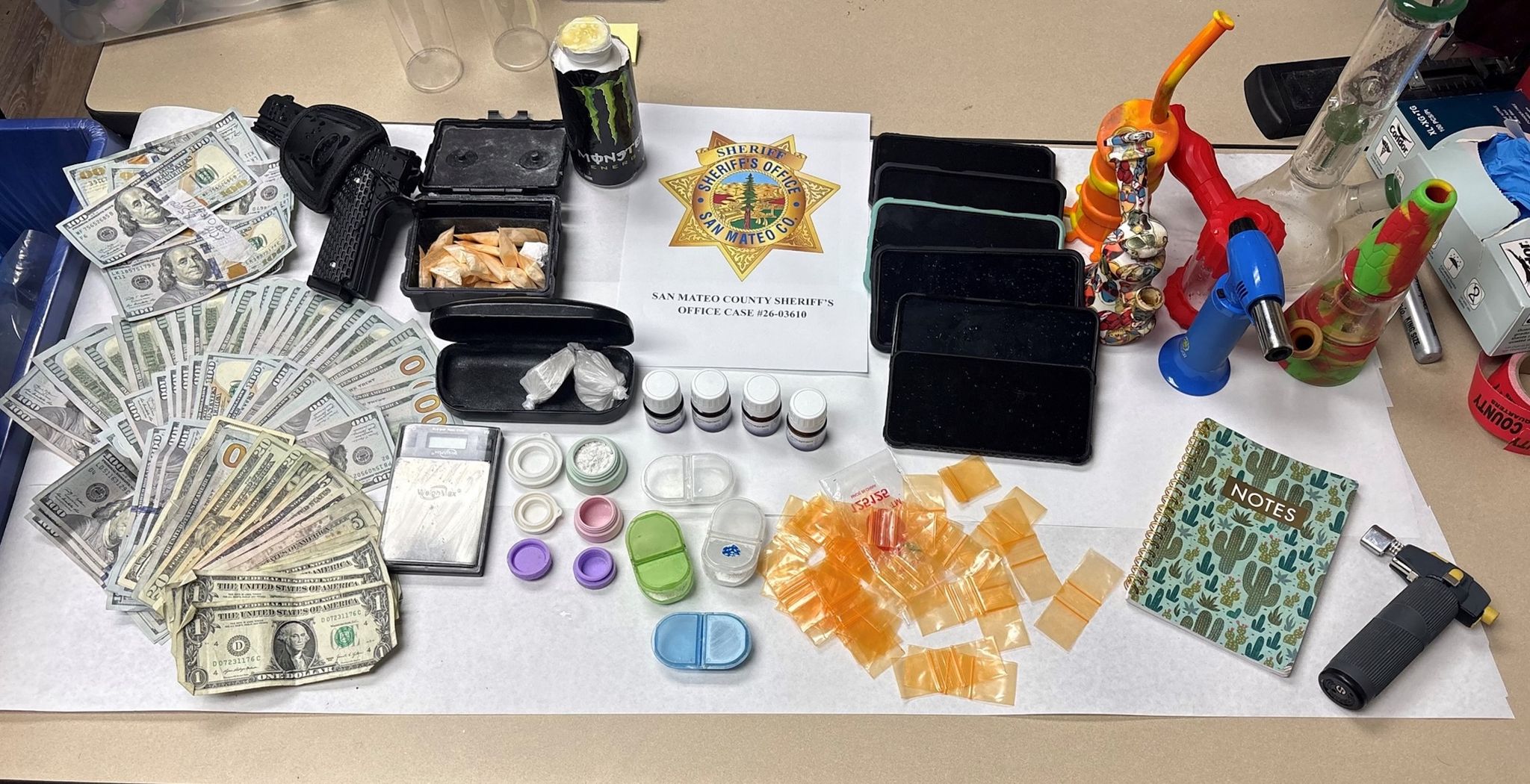 San Mateo Co.: Traffic Stop Leads To Large Fentanyl Seizure, Arrests