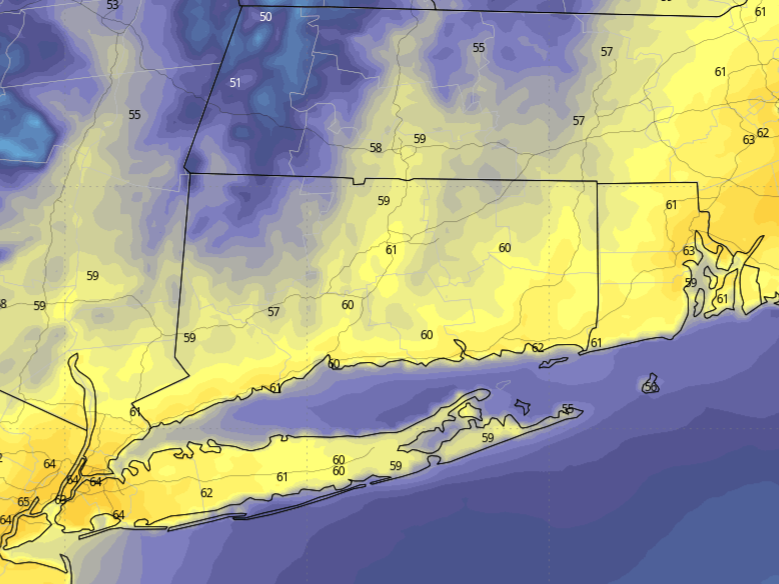 Cooler weather pattern Thursday in CT ahead of a mixed weekend